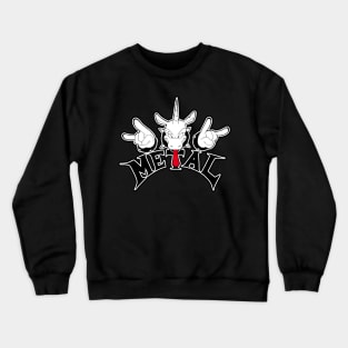 Metal Unicorn Crewneck Sweatshirt